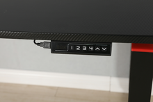 Load image into Gallery viewer, AD-EHGT01 Ada Electric Height Adjust Standing Gaming Desk With 55.1”x27.6” Carbon Fiber Mdf Desktop