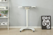 Load image into Gallery viewer, AD-ZL011 Pneumatic Gas Lifting Bedside Mobile Desk With 28.1" Desktop That Can Be Flipped 0-90°