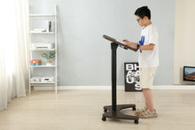 Load image into Gallery viewer, AD-ZL011 Pneumatic Gas Lifting Bedside Mobile Desk With 28.1" Desktop That Can Be Flipped 0-90°