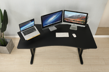 Load image into Gallery viewer, AD-MH03D3 Manual Height Adjustable Standing Computer Desk With 31.5&quot;x63.0&quot; Desktop
