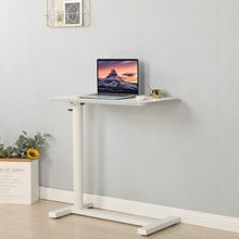 Load image into Gallery viewer, AD-ST02 Pneumatic Gas Lifting Office Overbed Table With Tiltable Desktop