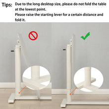 Load image into Gallery viewer, AD-ST02 Pneumatic Gas Lifting Office Overbed Table With Tiltable Desktop