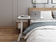 Load image into Gallery viewer, AD-ST02 Pneumatic Gas Lifting Office Overbed Table With Tiltable Desktop