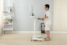 Load image into Gallery viewer, AD-ZLF01 Dual Desktop Pneumatic Gas Lifting Movable Table With 0-90° Flipped Desktop
